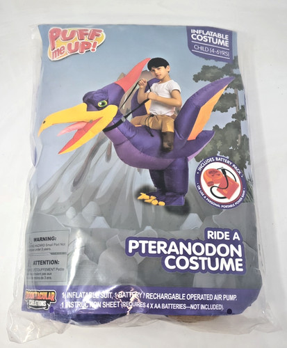 Inflatable riding pteranodon - inflatable, riding-a-pteranodon