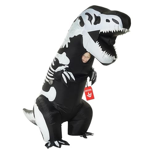 Inflatable dinosaur costume - inflatable,