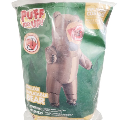 Deluxe inflatable bear costume - deluxe,