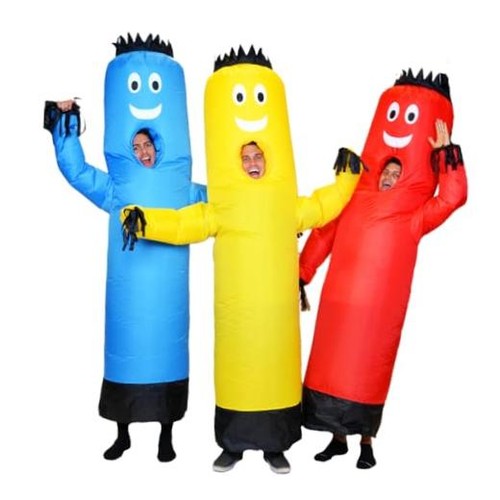 Inflatable tube man costume - man,