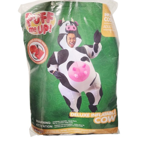 Deluxe inflatable cow - deluxe, costume