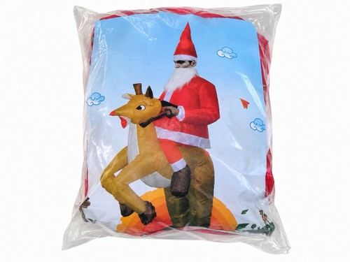 Inflatable santa riding - inflatable,